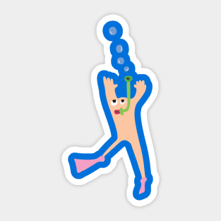 Mr diver Sticker